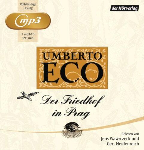 Umberto Eco - Der Friedhof in Prag: mp3-Ausgabe - Preis vom 30.09.2026 09:01:18 h