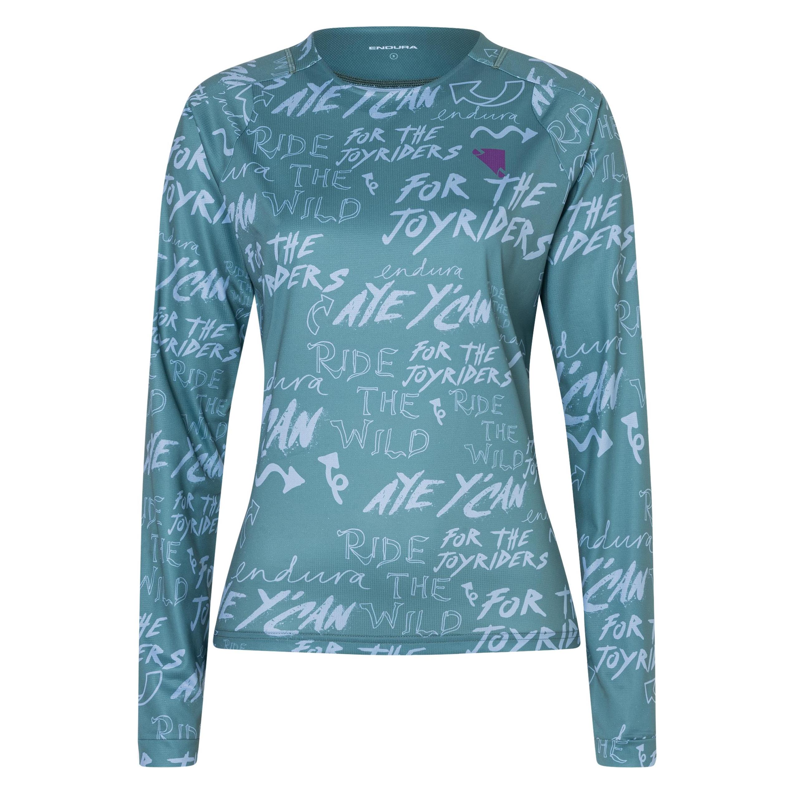 Endura Singletrack Print L/S Damen Trikot (L) (R-E6267GSA)