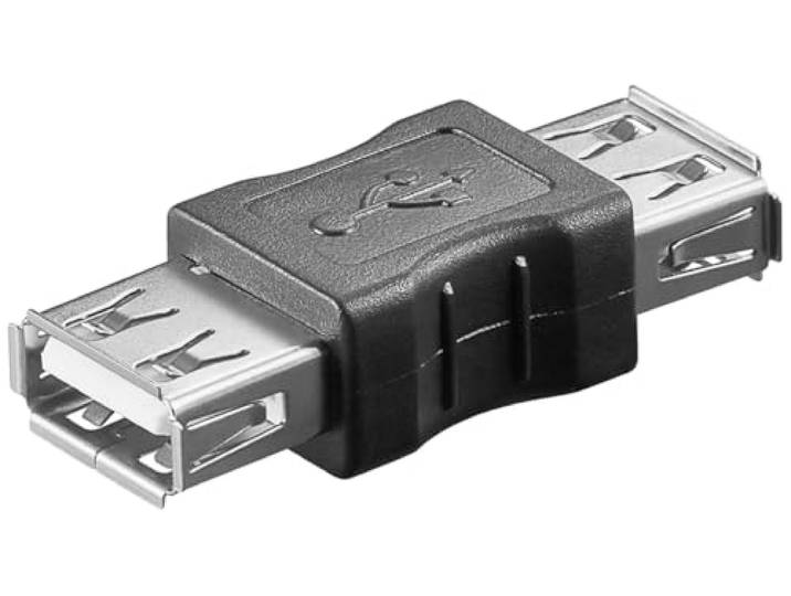 Goobay USB 2.0 Hi-Speed adapter, USB 2.0 aansluiting (type A), zwart