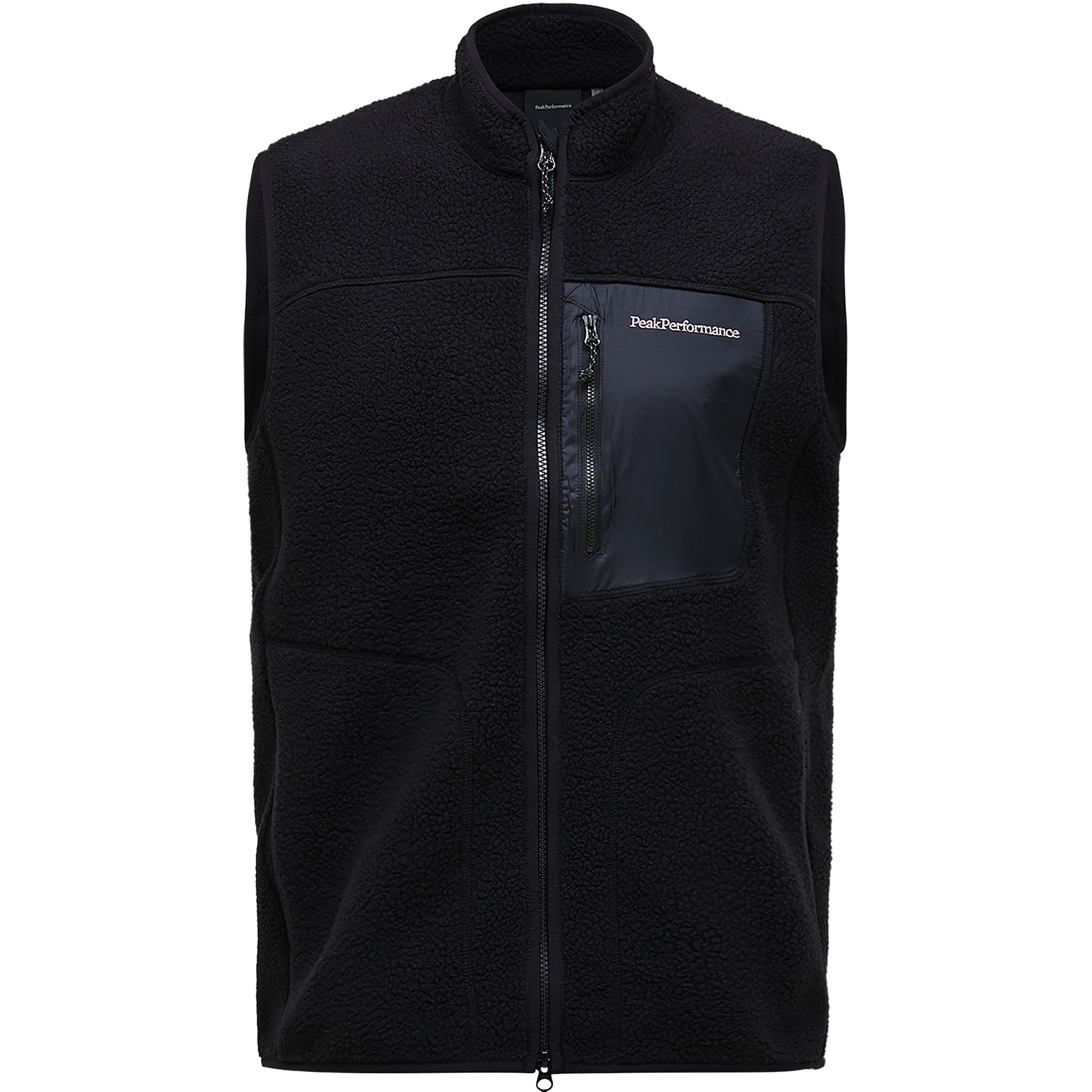 Peak Performance Naturerush Pile Weste Herren Fleecewesten schwarz Größe XL Trekking Winddicht Wasserabweisend