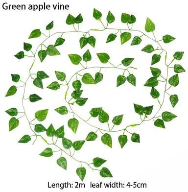 Uplifted Goods Architectural Emerald Ivy Foliage Garland e 26.24 Ft (4 String)