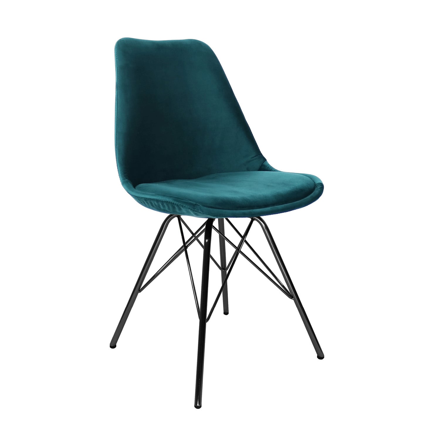 Kick Collection Eetkamerstoel Velvet Blauw