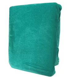 2 Stück Winter Teddyplüsch Spannbettlaken 90-100x200cm Petrol flausch kuschelig
