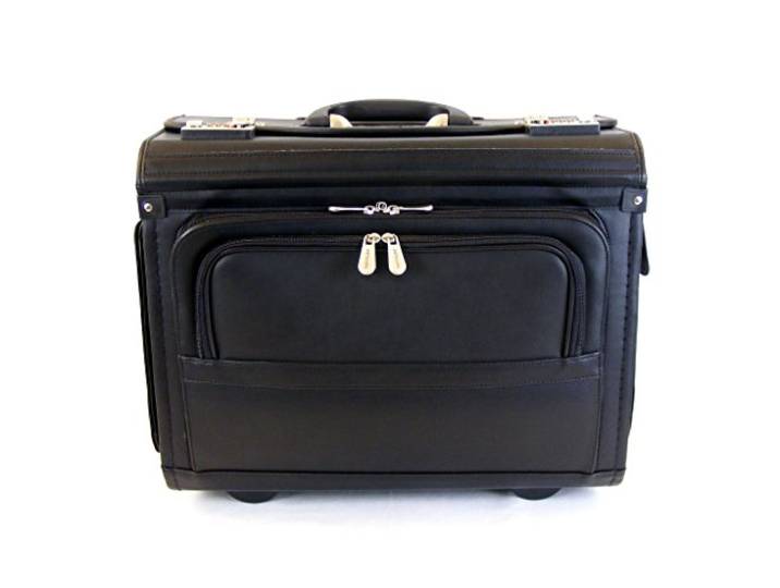 Dermata Pilotenkoffer met wielen 48 cm laptopvak