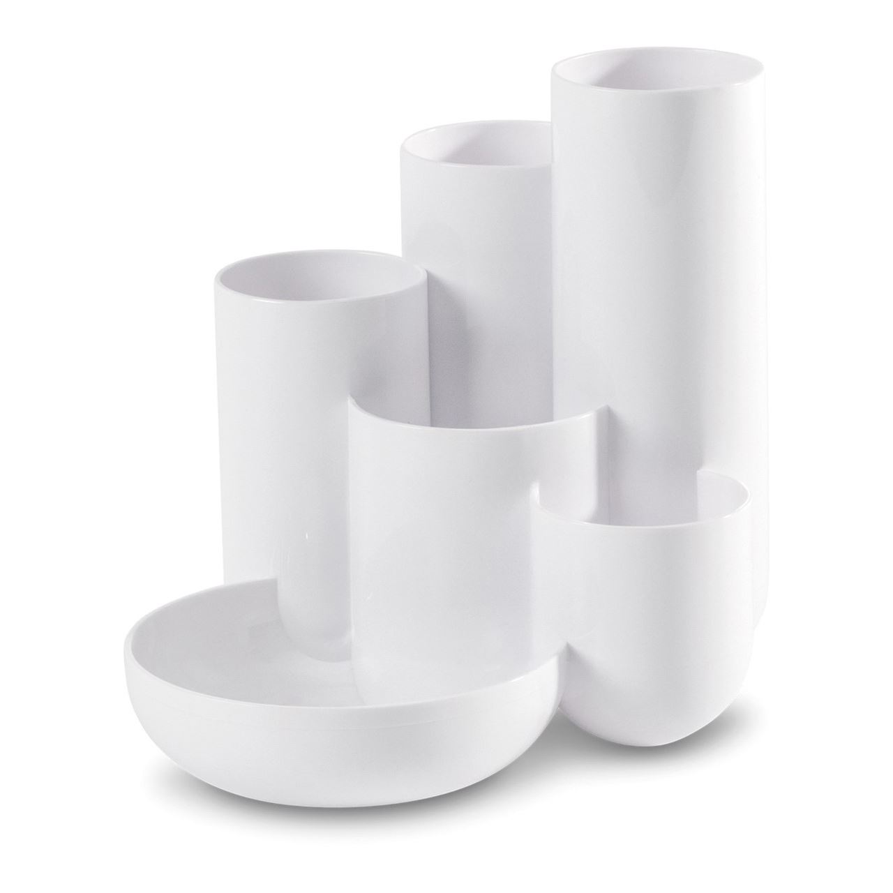 HAN Schreibtisch-Organizer CAMPUS weiß Polystyrol 5 Fächer 13,1 x 15,4 x 13,7 cm