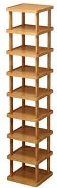AISWORD Vertical Shoe Rack,Narrow Stackable Shoe Rack for Entryway,Hallway,Bedroom