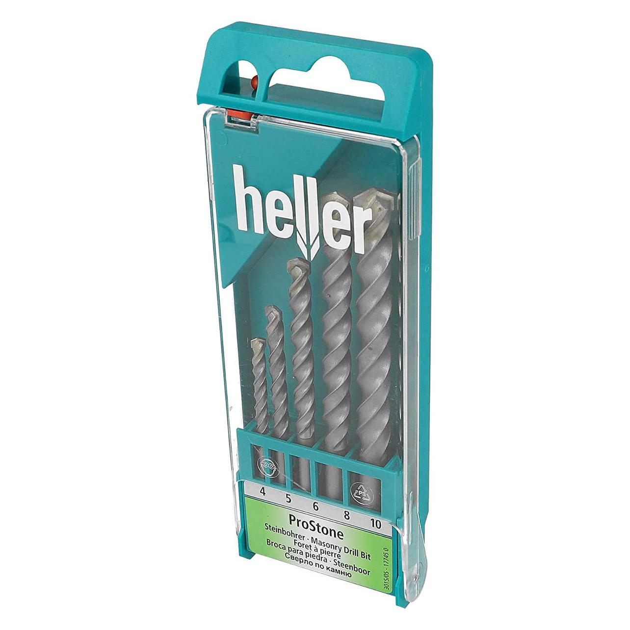 Heller Stein-Spiralbohrer-Set 5teilig (17745 0)