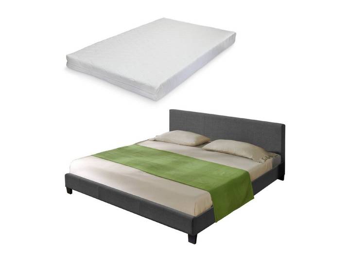 Corium Polsterbett, »Skagen« Basis Doppelbett mit Matratze 140x200cm