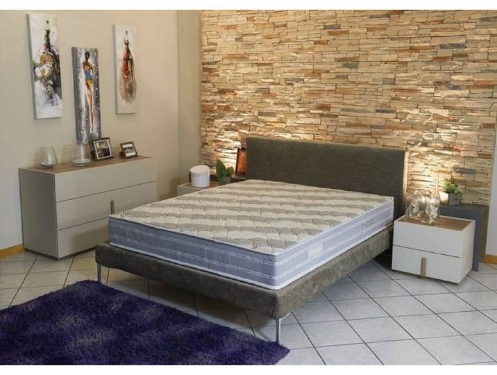 Matelas 140x190 Tissu Maxi Mousse Poli Lattex Indéformable - 24 cm - Ferme Protège-matelas Maxi Maxi