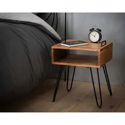 designline »Quardo« Massivholz Nachttisch