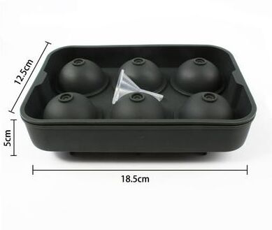 The Handy Homestead Silicone Ice Cube Tray With Lid For Large Round And Square Cocktail Ice circle