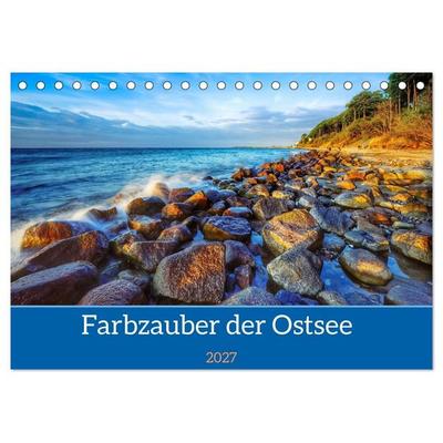 Farbzauber der Ostsee (Tischkalender 2027 DIN A5 quer), CALVENDO Monatskalender
