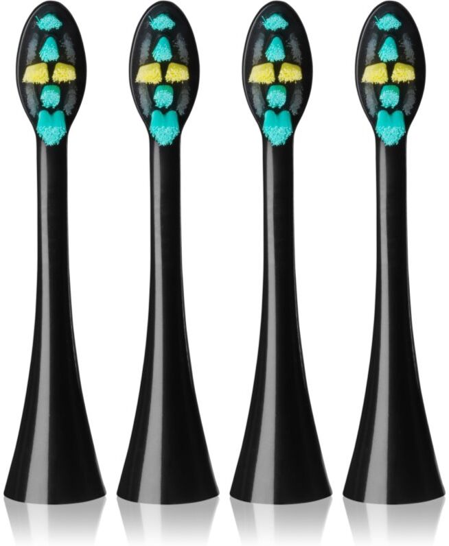 Concept Perfect Smile 3D Daily Clean ZK0071 tête de rechange pour les brosses à dents soniques Black ZK7011 4 pcs