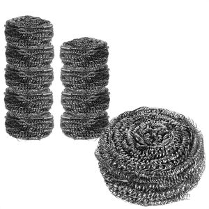 Sito Topfkratzer Edelstahl-Spiraltopfreiniger 40g, aus Edelstahl, Ø 8,5 cm, 10 Stück