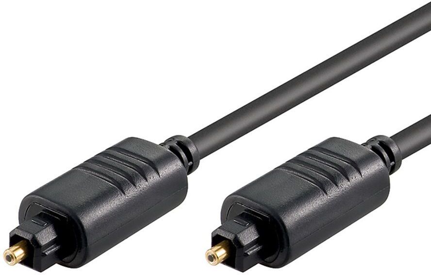 Goobay Toslink M/Toslink M - 5mm - Glasfaserkabel - Glasfaserkabel - Audiokabel - 1 Meter
