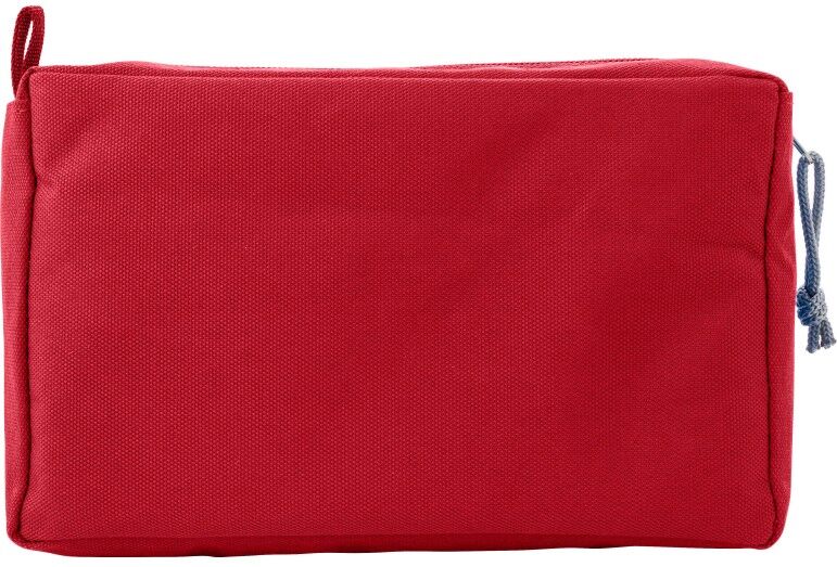 Trousse de toilette en rPET personnalisée - Natasha rouge