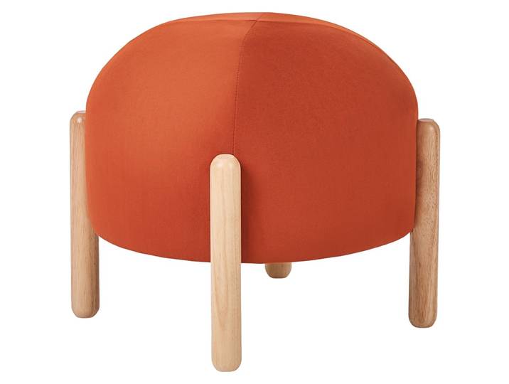 HOCKER Samtstoff Orange Helen