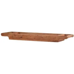 Chic Antique Grimaud Tablett mit Handgriff, H7/L82/B23 cm, natur