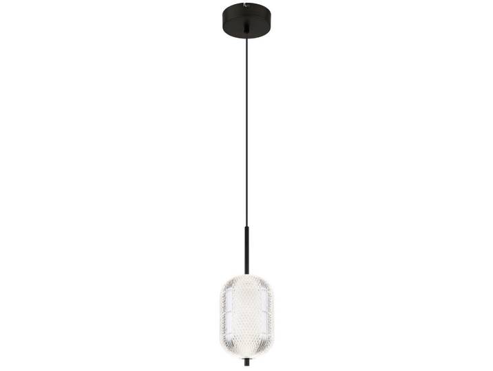 Globo Led-Hängeleuchte, Klar, Schwarz, Metall, Kunststoff, 120 cm, CE, Lampen & Leuchten, Innenbeleuchtung, Hängelampen, Pendelleuchte