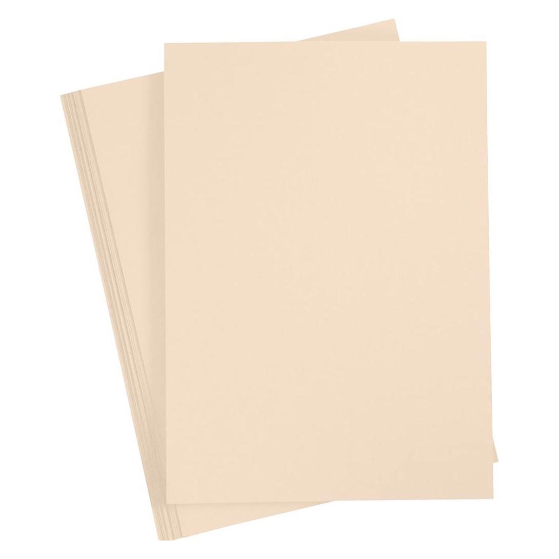 Creativ Company Gekleurd Karton Zandkleur A4, 20 vel (180 g/m², 1x) (20107892)