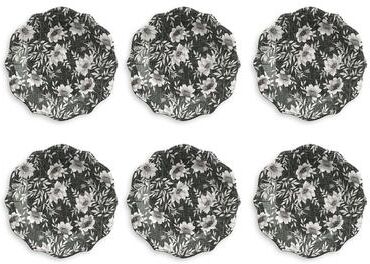 "Abode Homewares Farmhouse Botanical Melamine Salad Plate - Multicolor - 9"" - Set of 6"