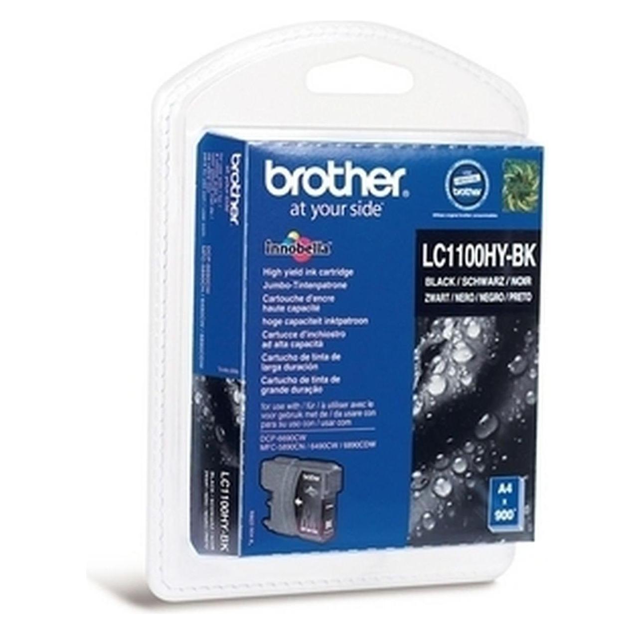 Brother LC1100HYBKBP2 - Mit hoher Kapazität - Schwarz (BK) (LC1100HYBKBP)