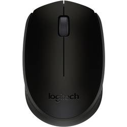 Logitech B170 OEM Maus Funk Infrarot Schwarz 3 Tasten 1000 dpi Integriertes Scrollrad 910-004798