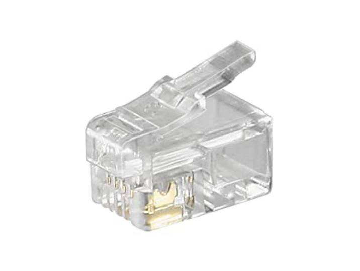 Goobay RJ10-stekker platte kabel 50249