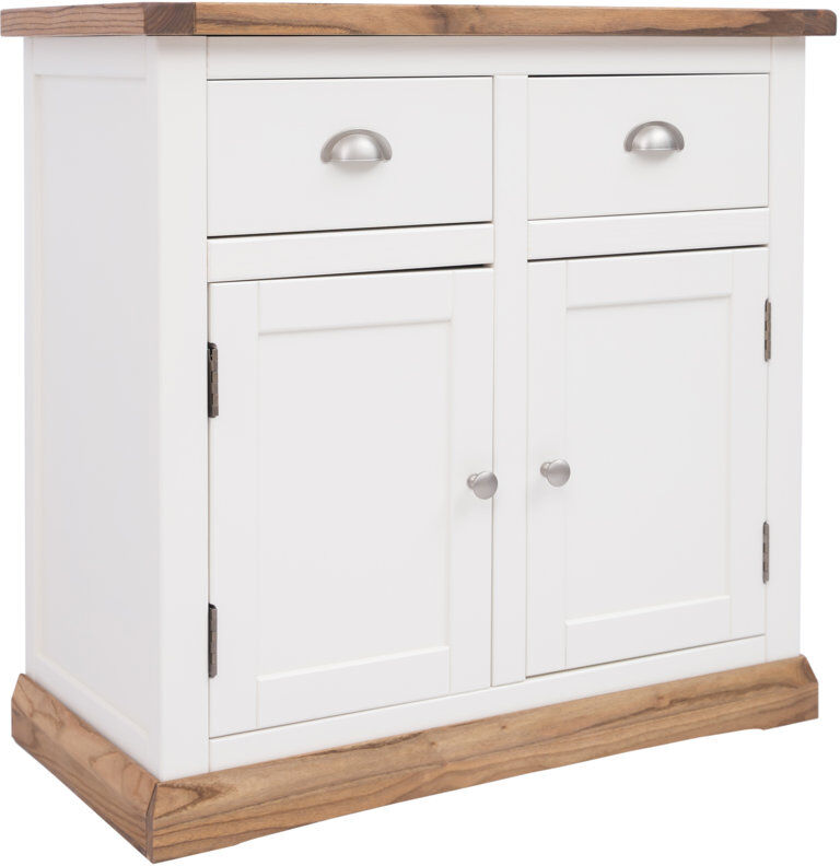 Beachcrest Home Watson 84cm Sideboard Off White/Natural 80cm H X 84cm W X 40cm D