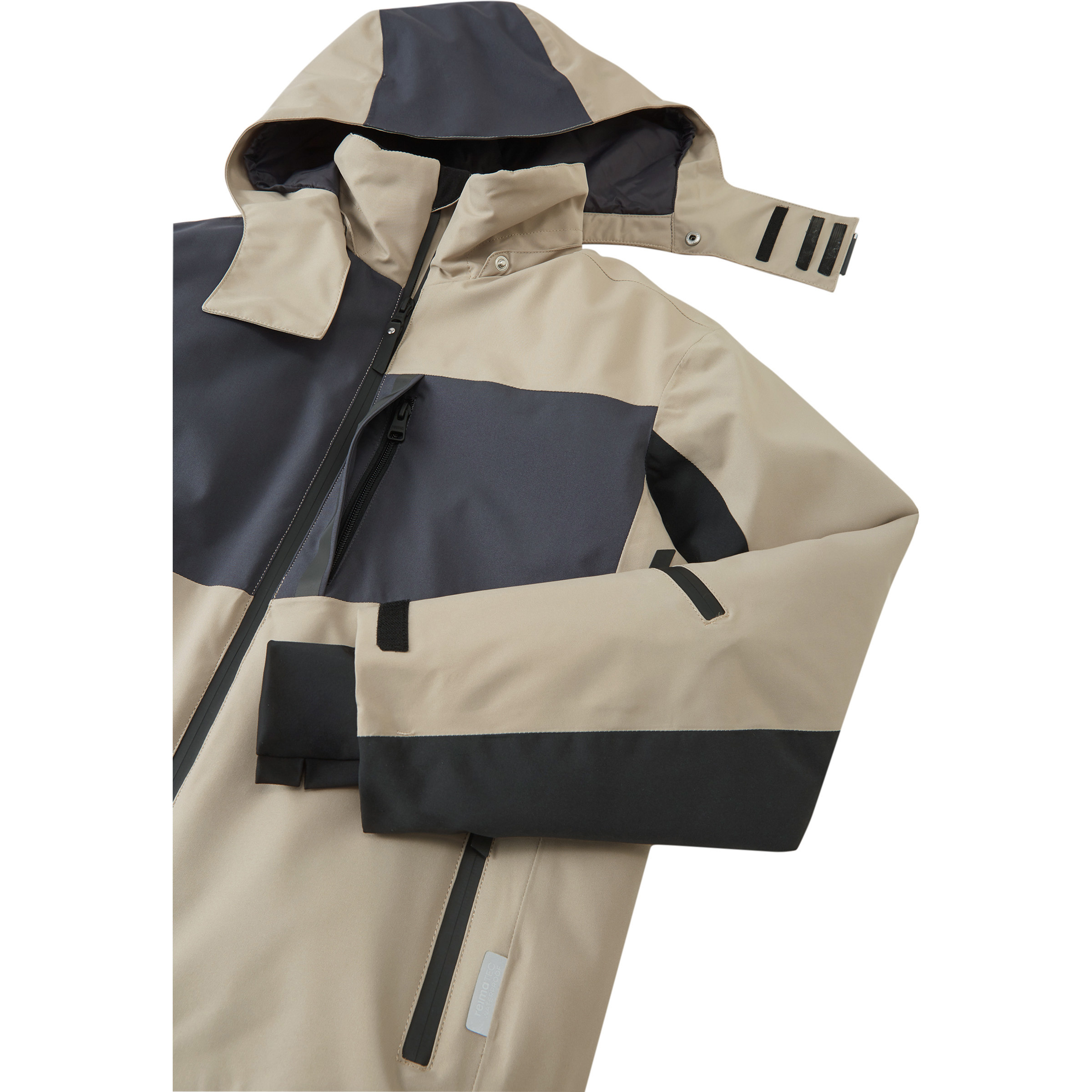 reima Jatuni Kinder Isolationsjacke beige Größe 146 Skifahren | Lifestyle Wasserdicht