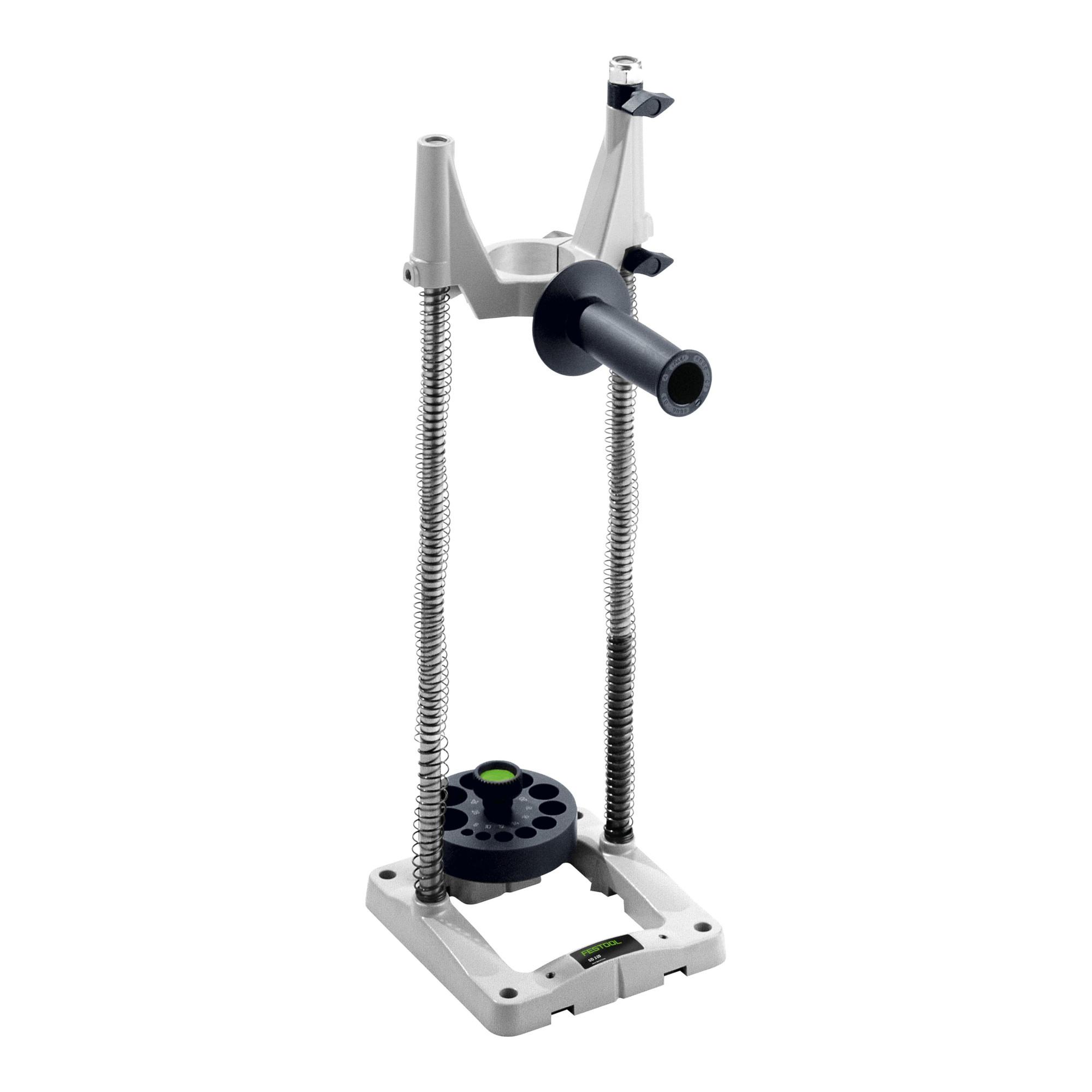 Festool GD 320 Zimmerei-Bohrständer mit stabiler Führung und einfacher Montage für den Einsatz in der Zimmerei-Bohrmaschine ZB A 320 oder ZB A 400, 768768)