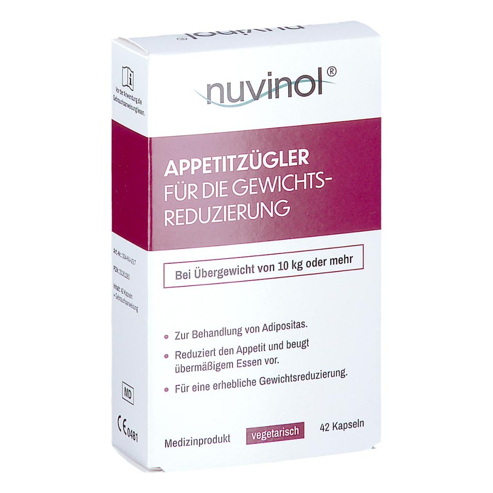 R(h)ein Nutrition & Health GmbH Nuvinol Appetitzügler für die Gewichtsreduzierung Kapseln 20161283