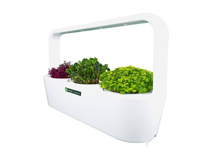 Pflanzschale CLICK AND GROW MicroBuddy, 38 cm , weiß, B:38cm H:23cm T:12cm, Kunststoff, Pflanzgefässe, Pflanzschale, Kompakter Indoor-Kultivator für frische Microgreens