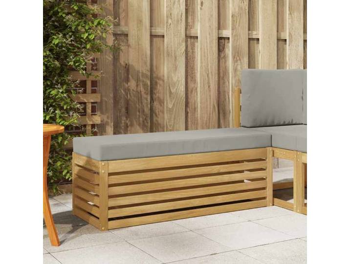 NEW Blanc Siège de balcon COCO - CHIC - Banc de Jardin Bois d'Acacia Massif Blanc - Siège d'extérieur &20063