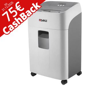 Dahle Aktenvernichter ShredMATIC 300, 35314, mit Rollen, 75 Cashback, 300 Blatt Autofeed, 4x15 mm Partikelschnitt P-4