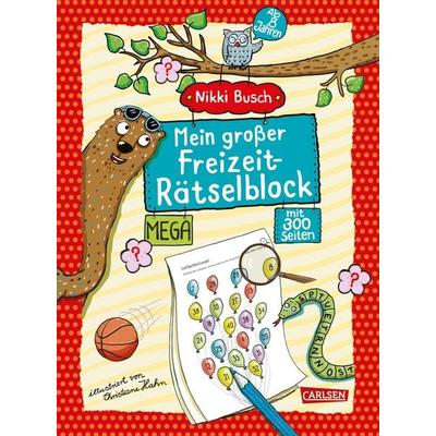 Mein großer Freizeit-Rätselblock, Taschenbuch von Nikki Busch, Carlsen, 978-3-551-16008-9