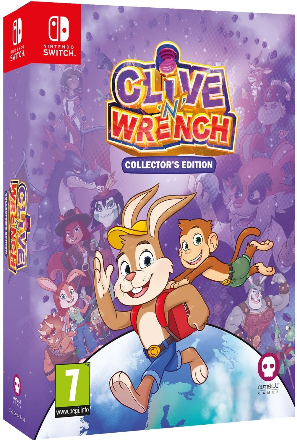 Numskull Games Clive 'N' Wrench Collector's Edition for Nintendo Switch (Game Cartridge) - 3D Platform Adventure Game