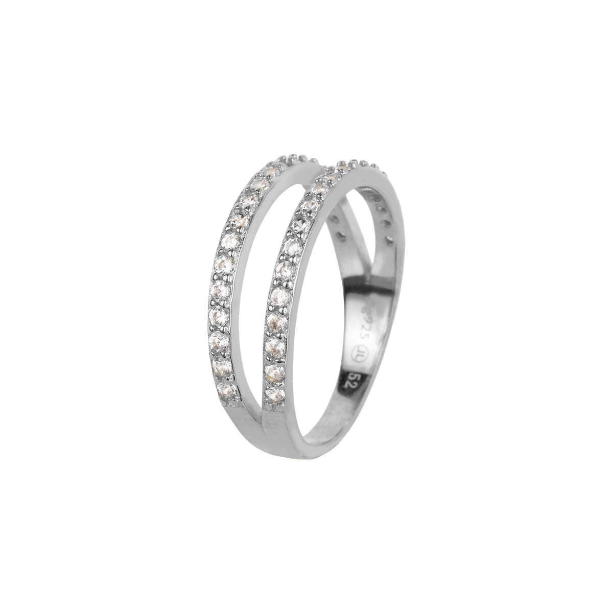 Jacques Lemans Ring Sterlingsilber mit Zirkonia