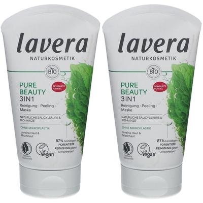 Lavera Pure Beauty 3in1 Reinigung Gel DE 2x 2x125 ml