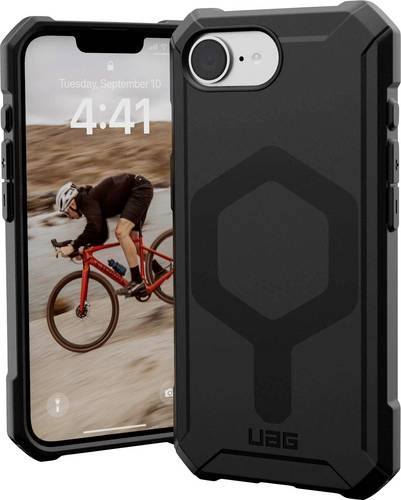 Urban Armor Gear Essential Armor Outdoorcase Apple iPhone 17e, iPhone 16e Schwarz Induktives Laden, MagSafe kompatibel, Stoßfest 114496114040