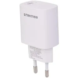 Tekmee 20W USB-C Slim Schnelllade-Netzteil (20 W), USB Ladegerät