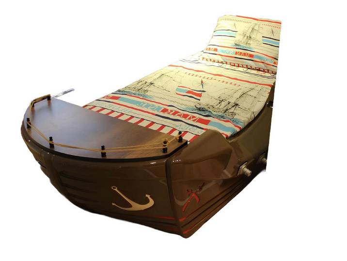 Xlmoebel Bett Designer Holz Jugendbett mit Stauraum für das Kinderzimmer (Jugendbett, Kinderbett), Hergestellt in Europa