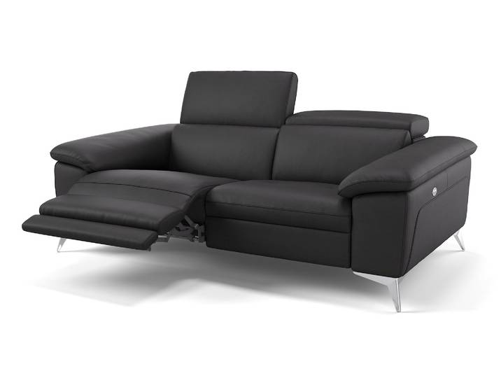 Leder 2-Sitzer Ledercouch italienisch STELLA