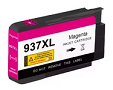 Cartuccia Compatibile per HP Officejet Pro 9110B 937XL Inchiostro Pigmentato Magenta Pagine 1.650
