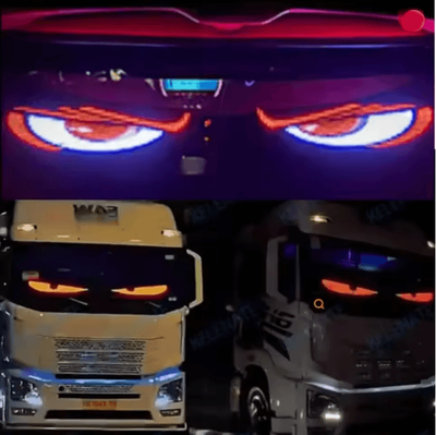 Inspire Essentials LED Matrix Car Windshield Display With App Control Flexible LED Car Display Panel f