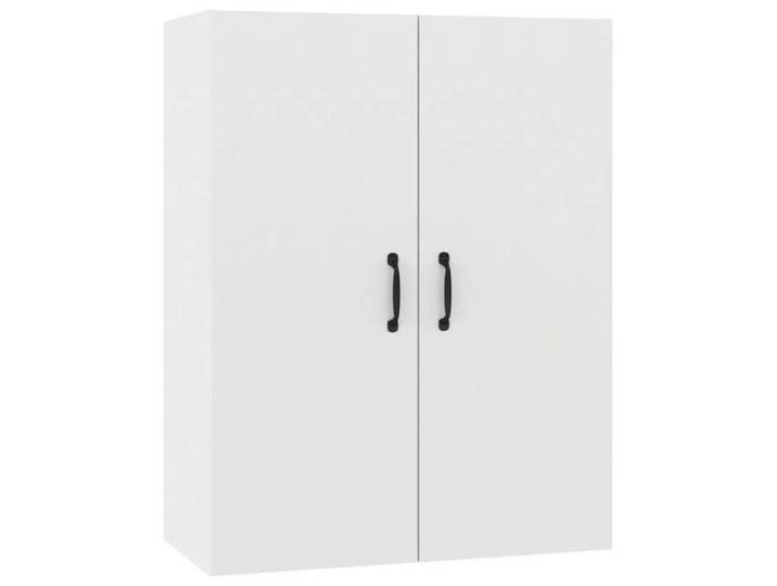 Blanc Armoire suspendue CLARENCE Meuble murale Blanc 69 5x34x90 cm Bois d'ingénierie LV3259