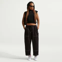 NIKE Sportswear Street Carpenter Low-Waist Stoffhose Damen 010 - black/black oxidized/black S