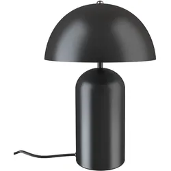 tectake Kleine Retro-Tischlampe Altea, Pilzdesign, 40W  Schwarz