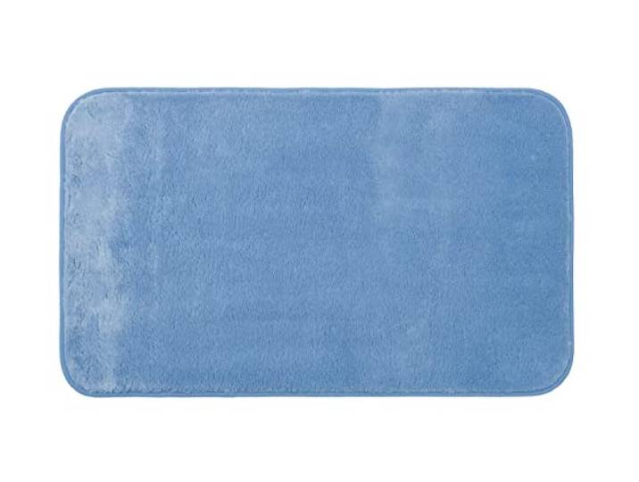 Gözze - Premium Rutschfester Badteppich, RIO, 100% Microfaser, 50 x 70 cm - Blau