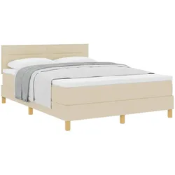 vidaXL, Boxspringbett, Qutenetta (Linien-Design) (140 x 190 cm)